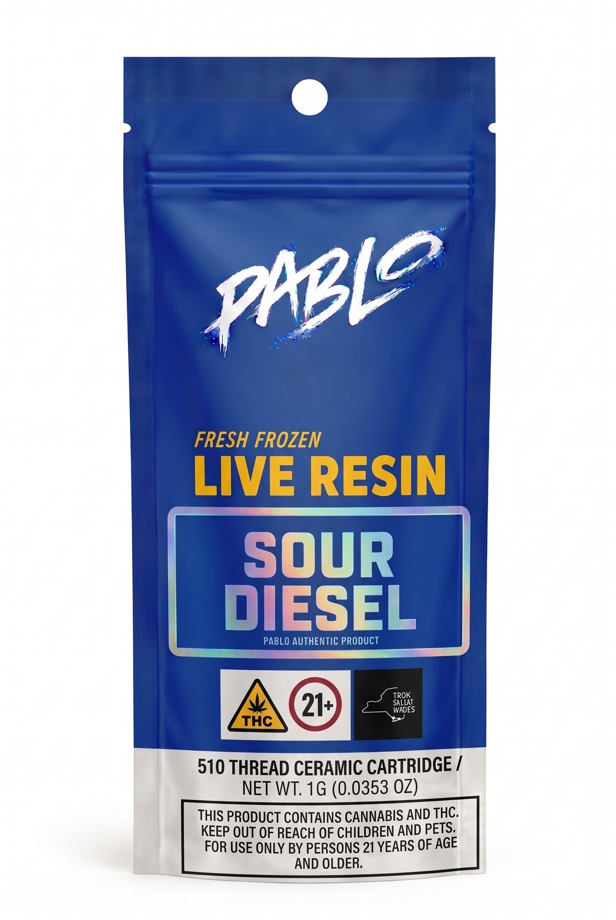 Pablo Live Resin 510 — Sour Diesel